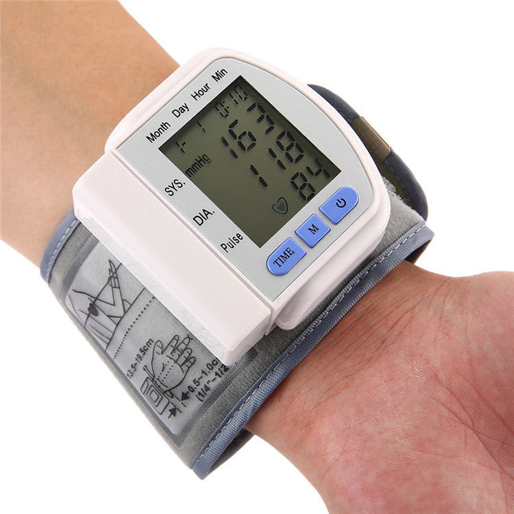 Electronic Blood Pressure Health Measuring Instrument Wrist Type