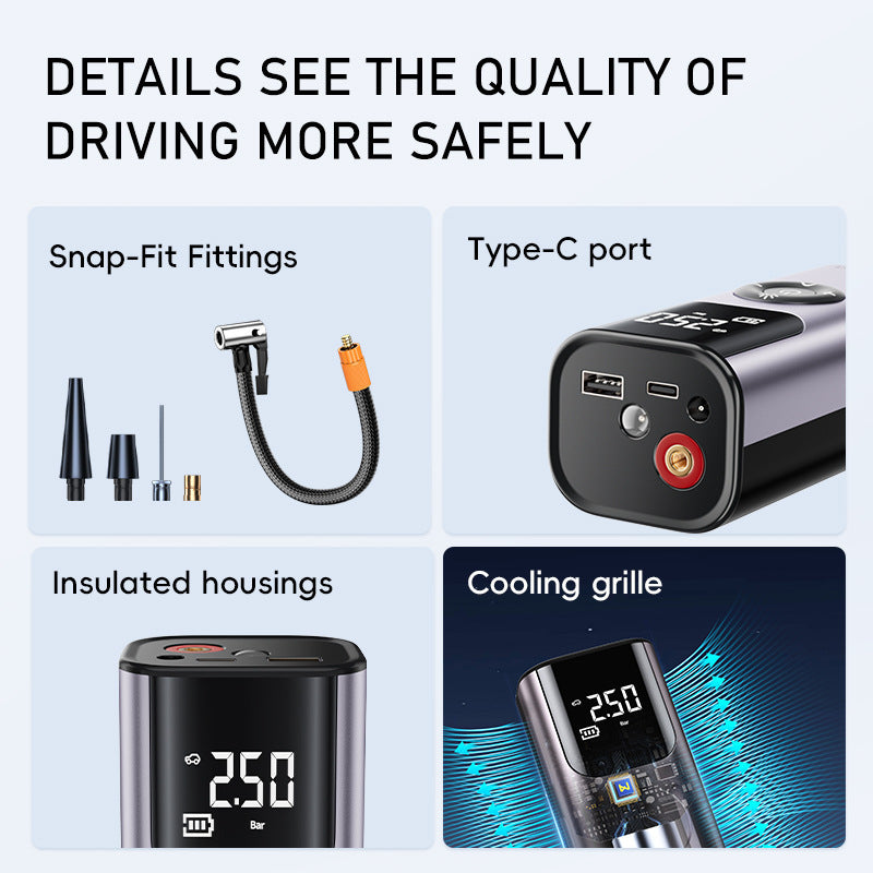 Car Bike Portable Wireless Tire