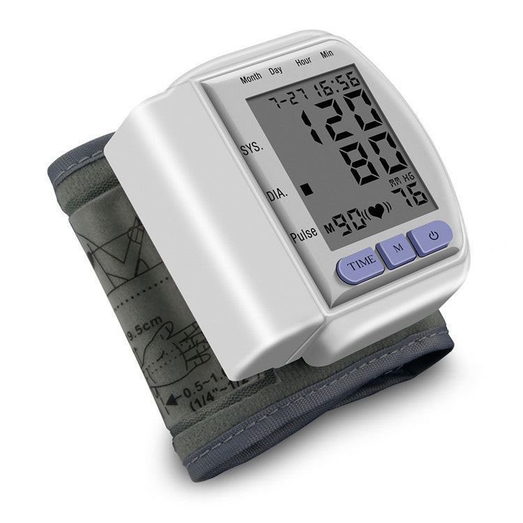 Electronic Blood Pressure Health Measuring Instrument Wrist Type