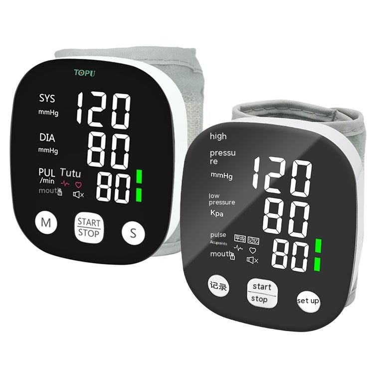 Wrist Electronic Blood Pressure Health Measuring Instrument