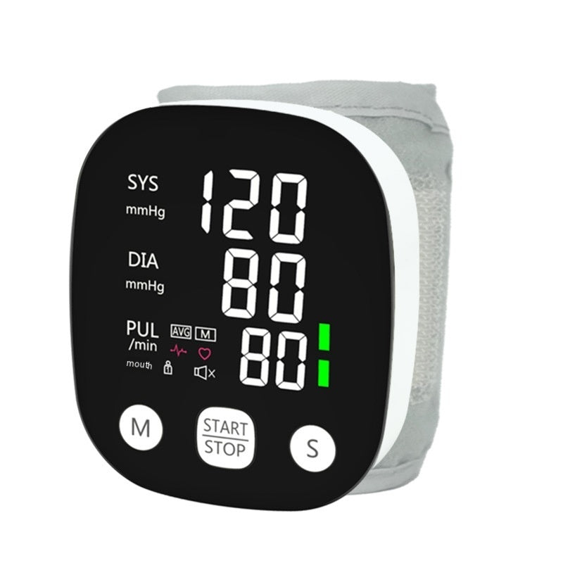 Wrist Electronic Blood Pressure Health Measuring Instrument