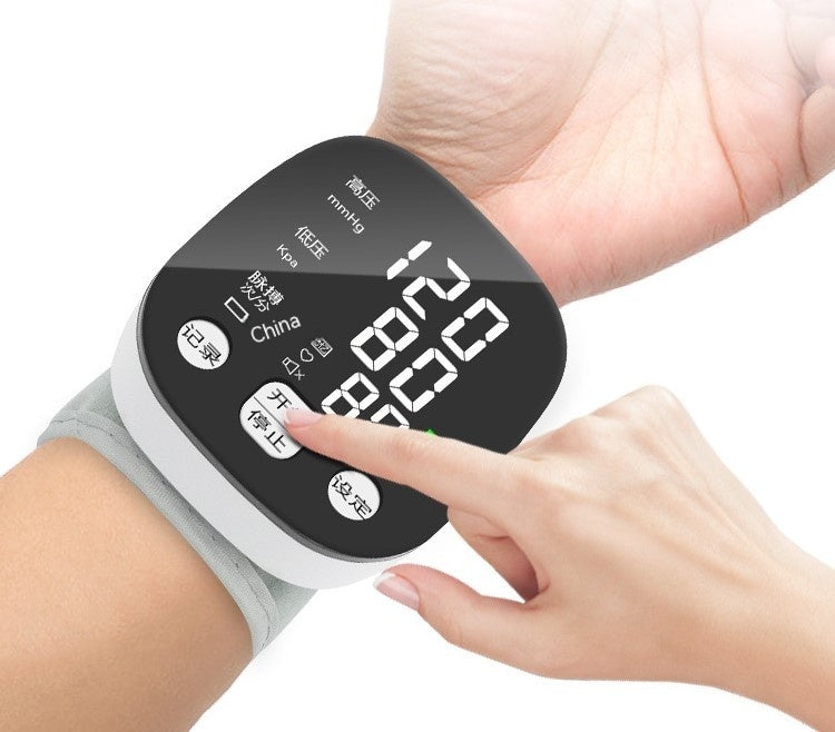 Wrist Electronic Blood Pressure Health Measuring Instrument