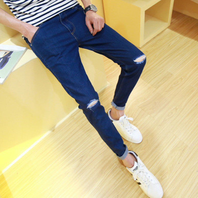 Men's ripped jeans