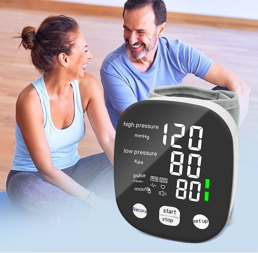 Wrist Electronic Blood Pressure Health Measuring Instrument